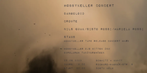 hobbykeller concert #3